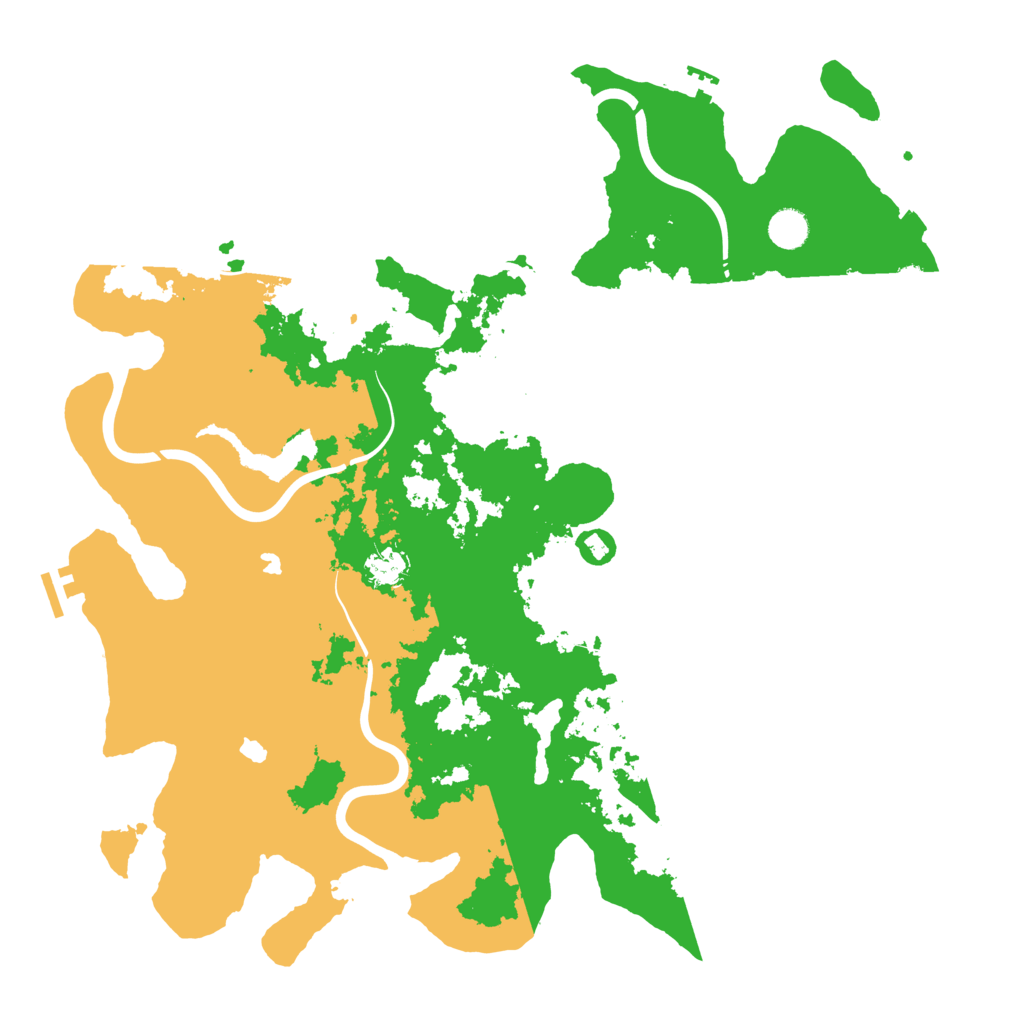 Biome Rust Map: Procedural Map, Size: 4500, Seed: 818766101