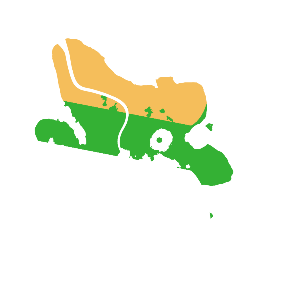 Biome Rust Map: Procedural Map, Size: 2000, Seed: 127495318