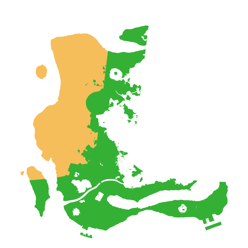 Biome Rust Map: Procedural Map, Size: 3000, Seed: 7104962