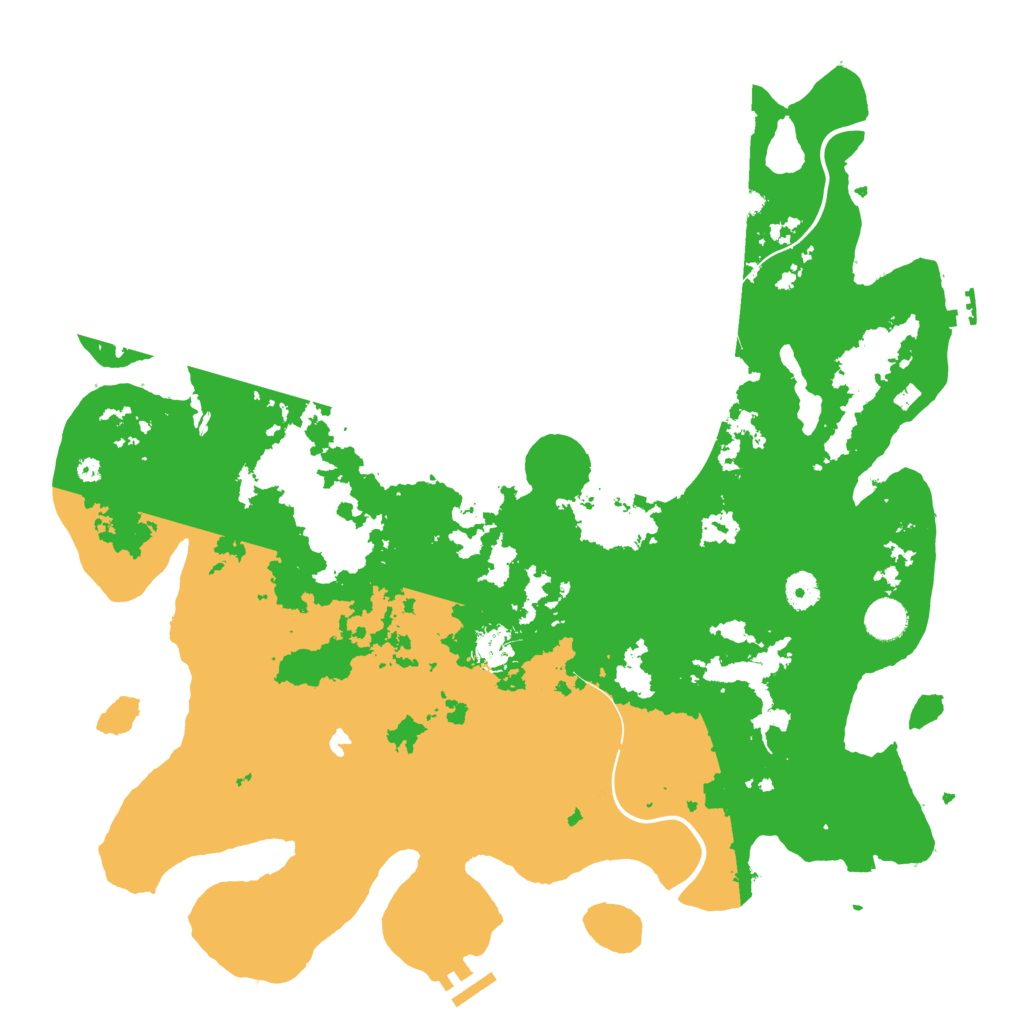 Biome Rust Map: Procedural Map, Size: 4250, Seed: 146482877