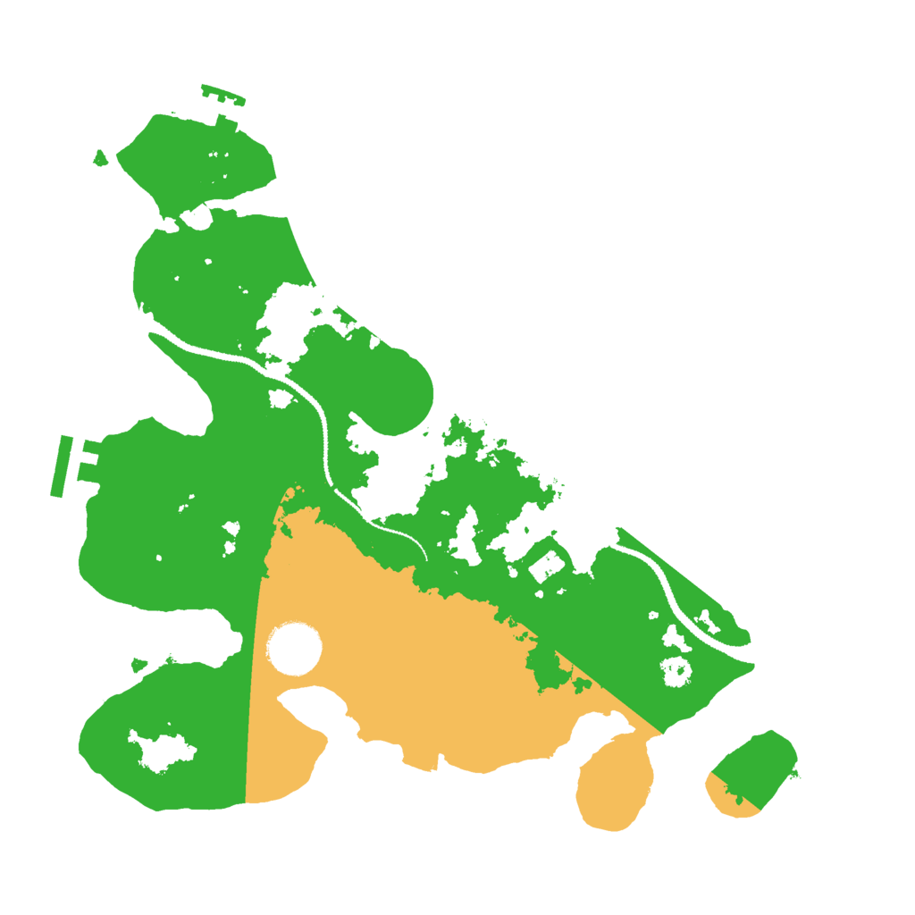 Biome Rust Map: Procedural Map, Size: 3000, Seed: 3716082