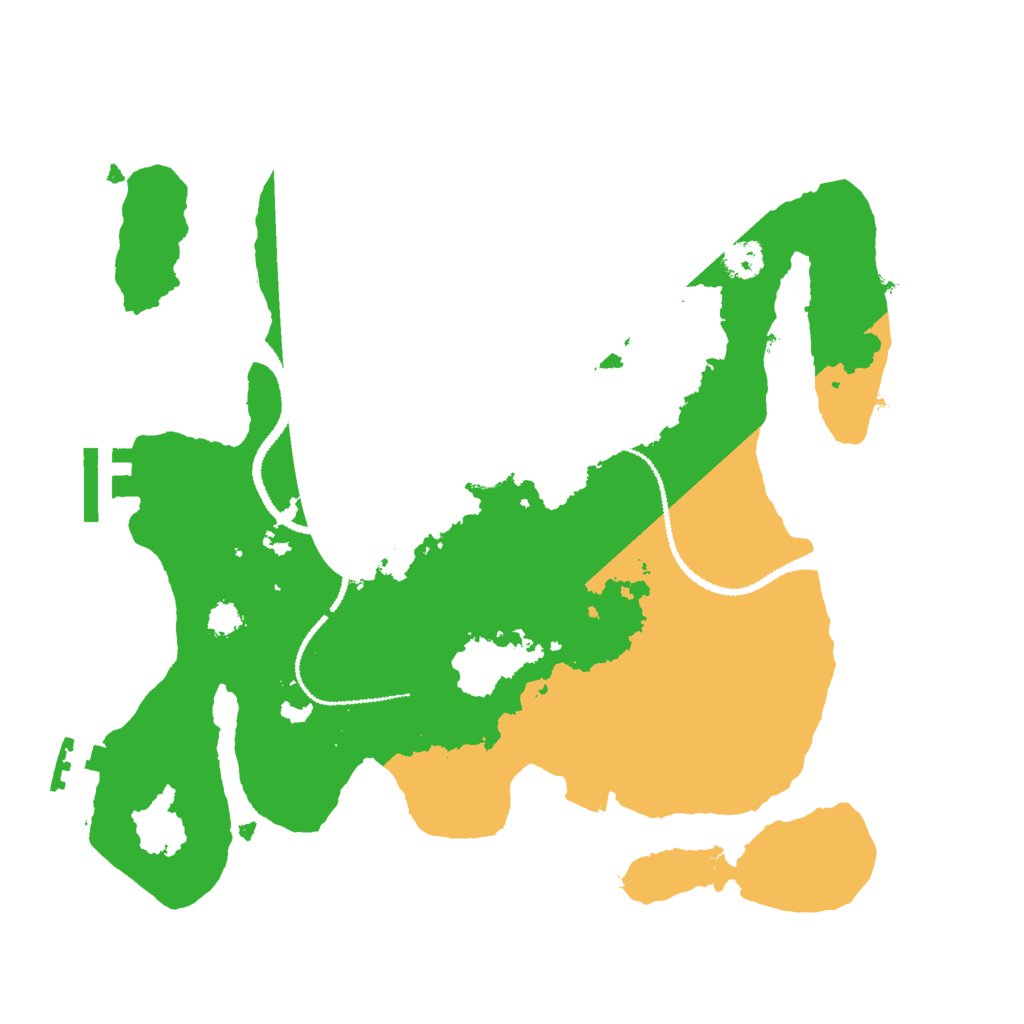 Biome Rust Map: Procedural Map, Size: 2800, Seed: 329479624