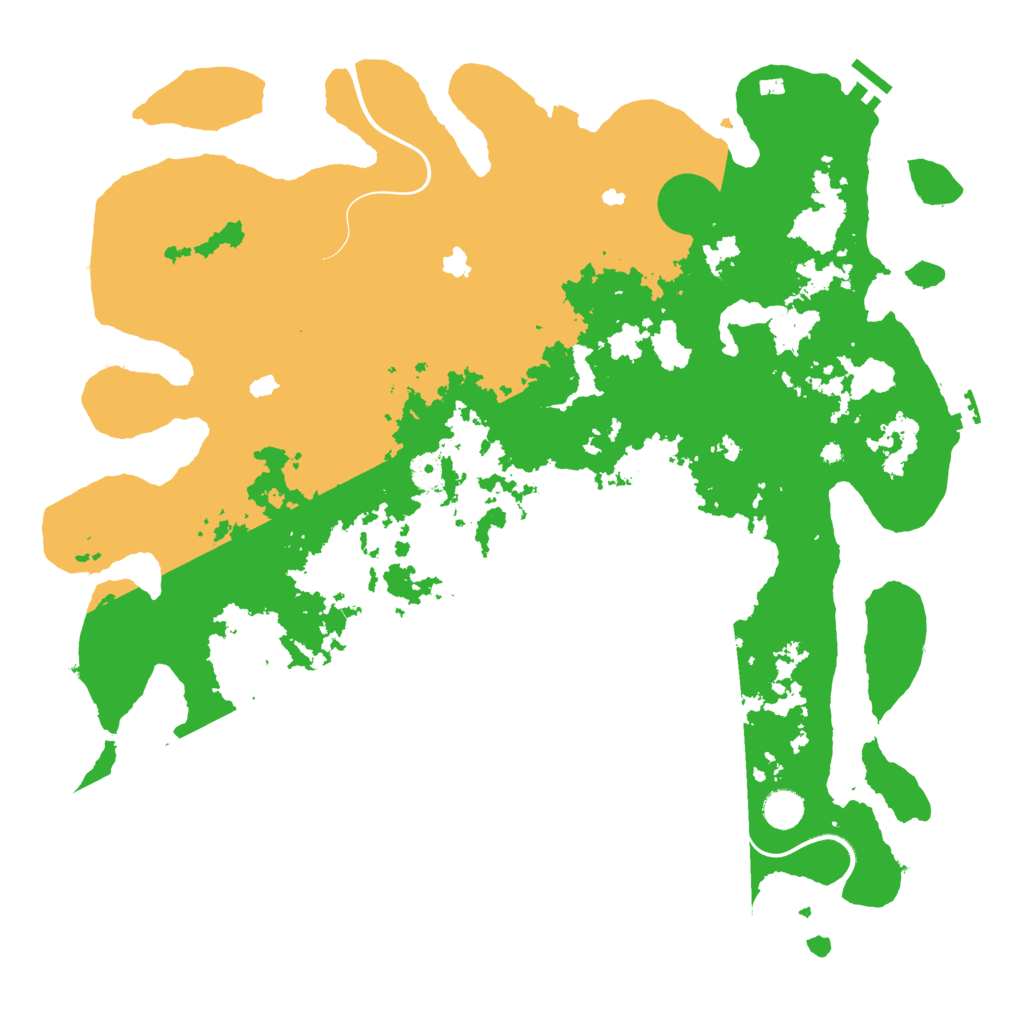 Biome Rust Map: Procedural Map, Size: 4500, Seed: 371694357