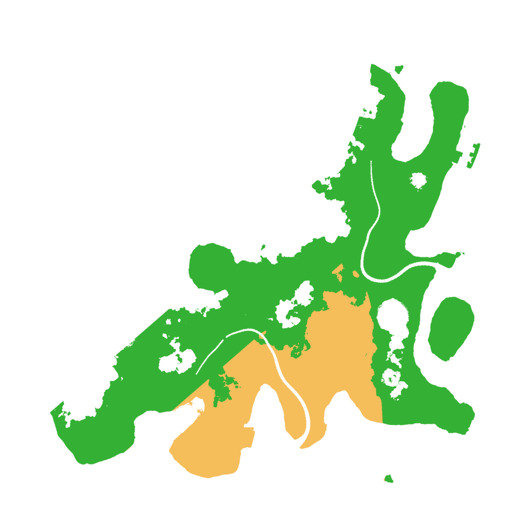 Biome Rust Map: Procedural Map, Size: 3000, Seed: 8967