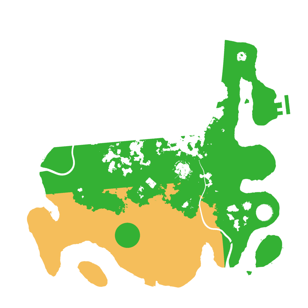 Biome Rust Map: Procedural Map, Size: 3250, Seed: 673296538