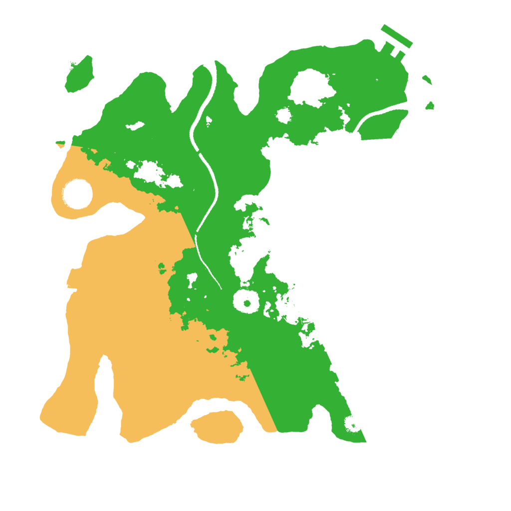 Biome Rust Map: Procedural Map, Size: 3000, Seed: 4573269