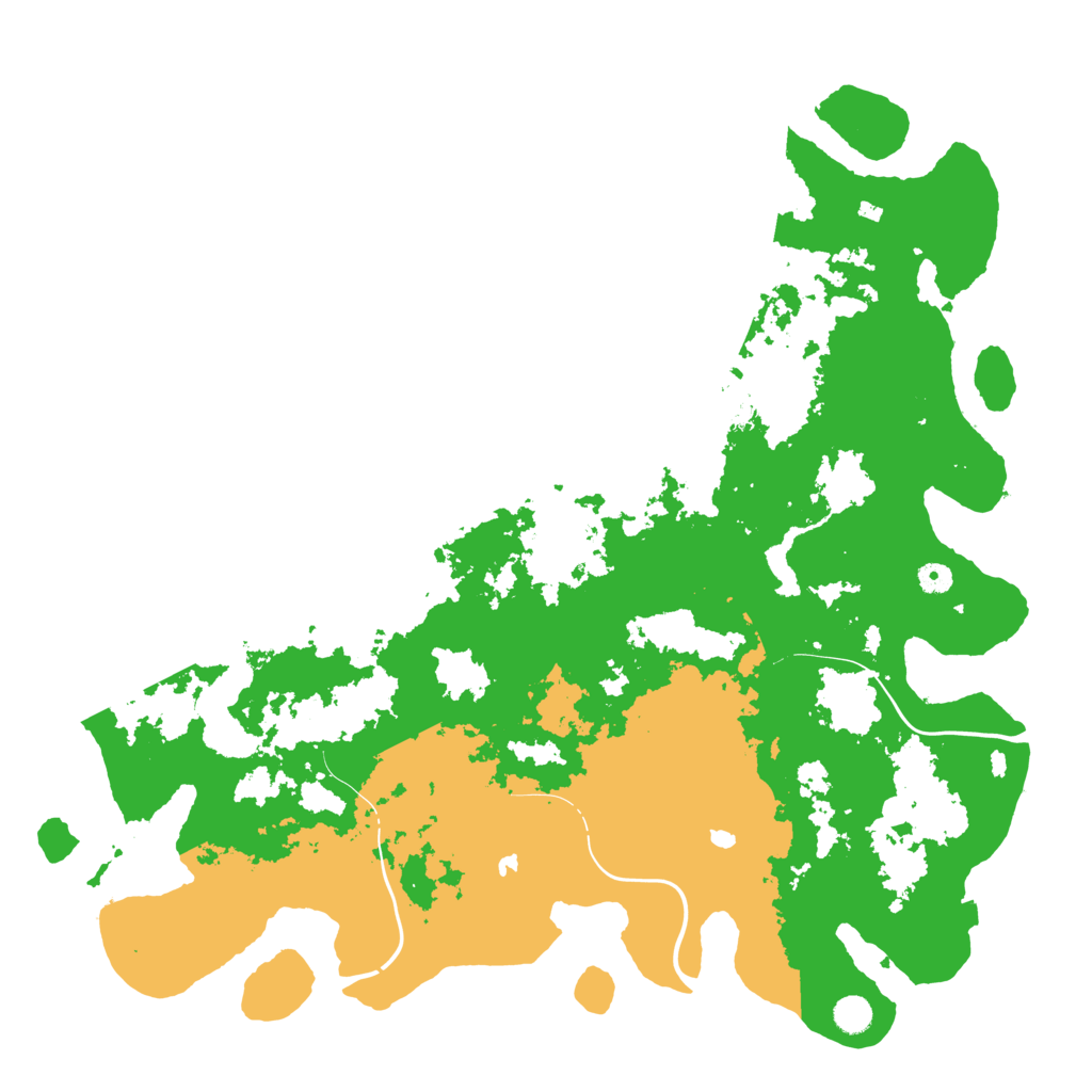 Biome Rust Map: Procedural Map, Size: 5000, Seed: 1584251111