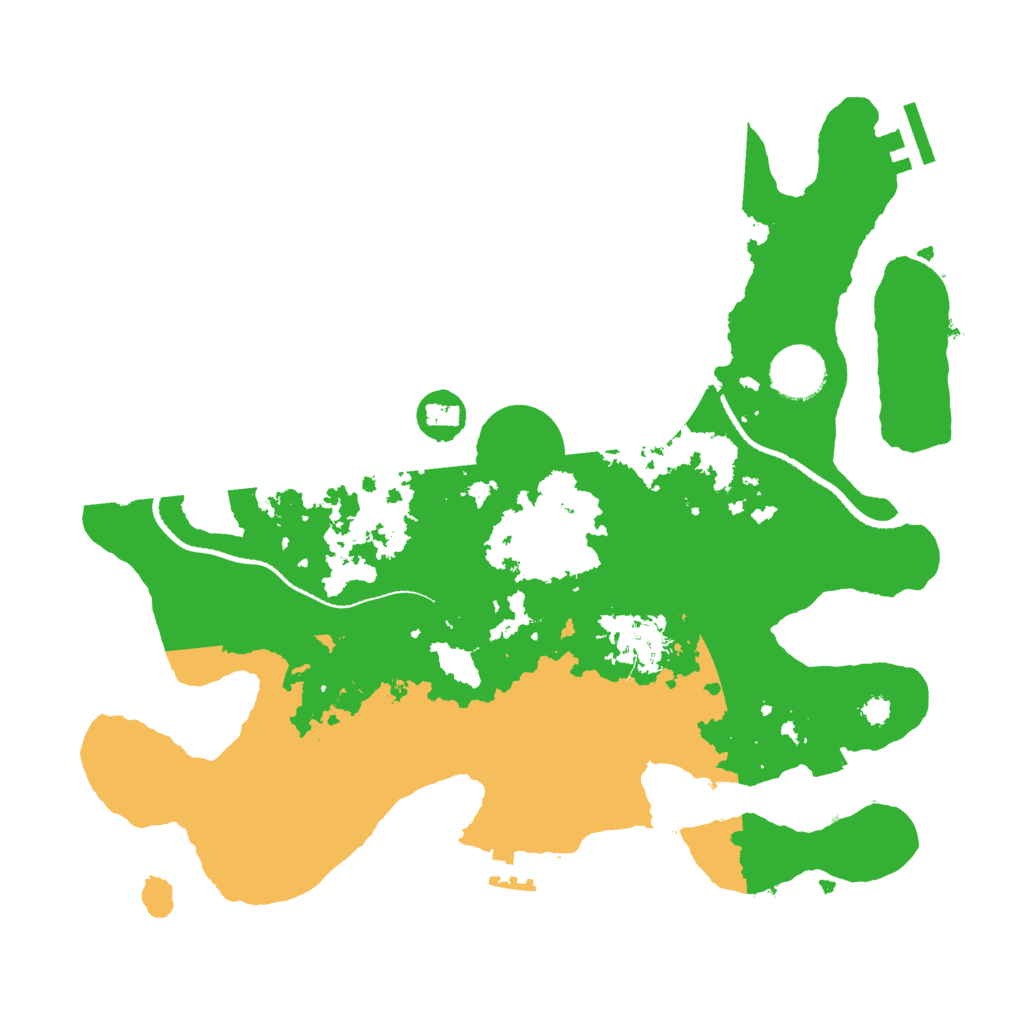 Biome Rust Map: Procedural Map, Size: 3300, Seed: 620182937