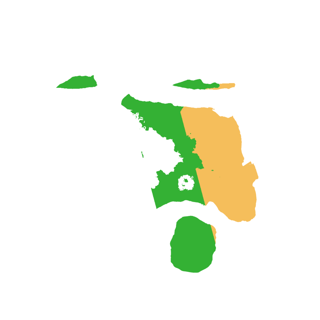 Biome Rust Map: Procedural Map, Size: 2000, Seed: 12891729