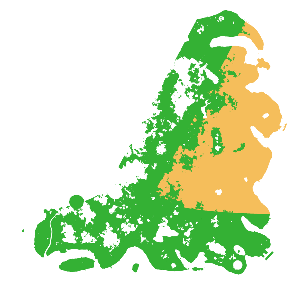Biome Rust Map: Procedural Map, Size: 5500, Seed: 2551024