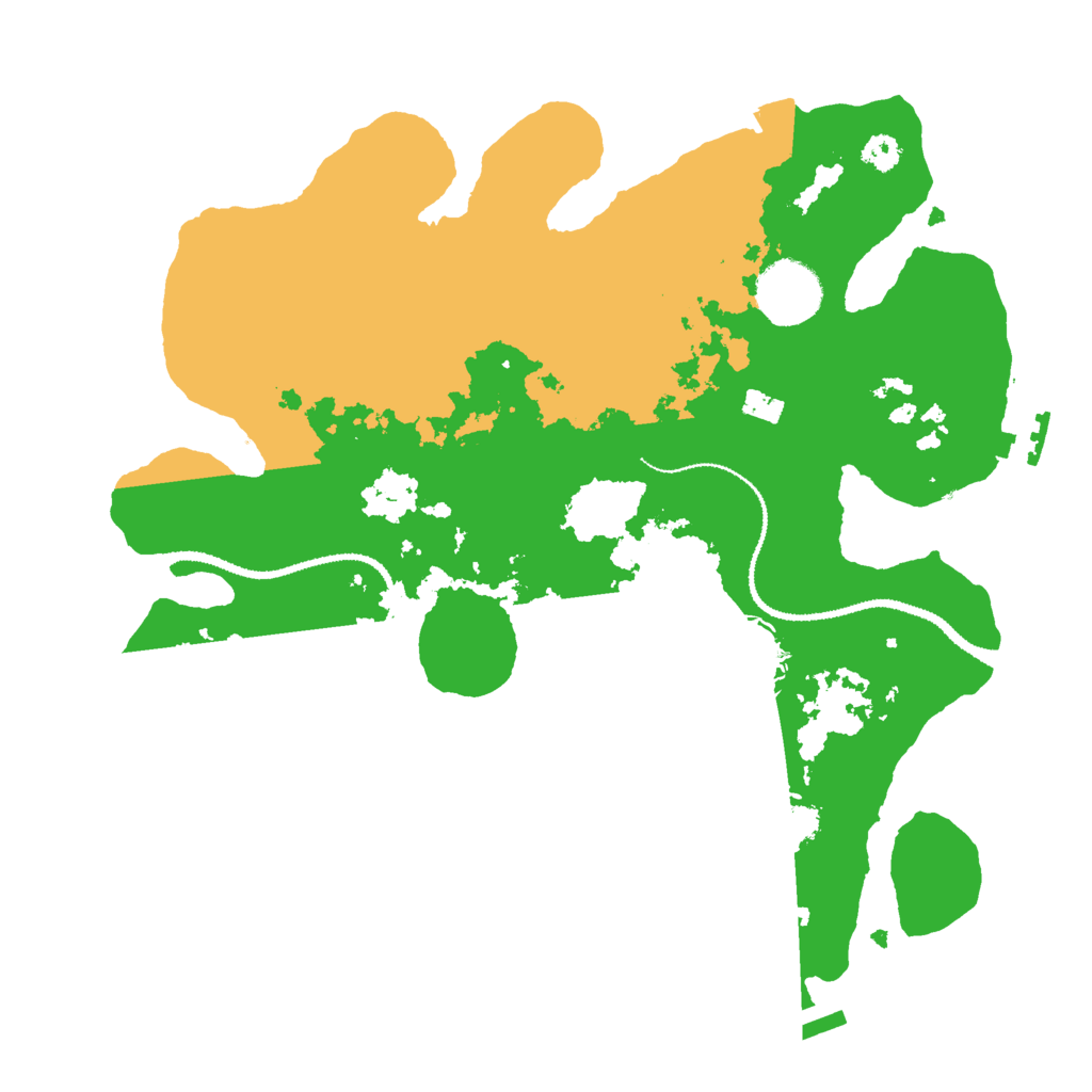 Biome Rust Map: Procedural Map, Size: 3000, Seed: 47198