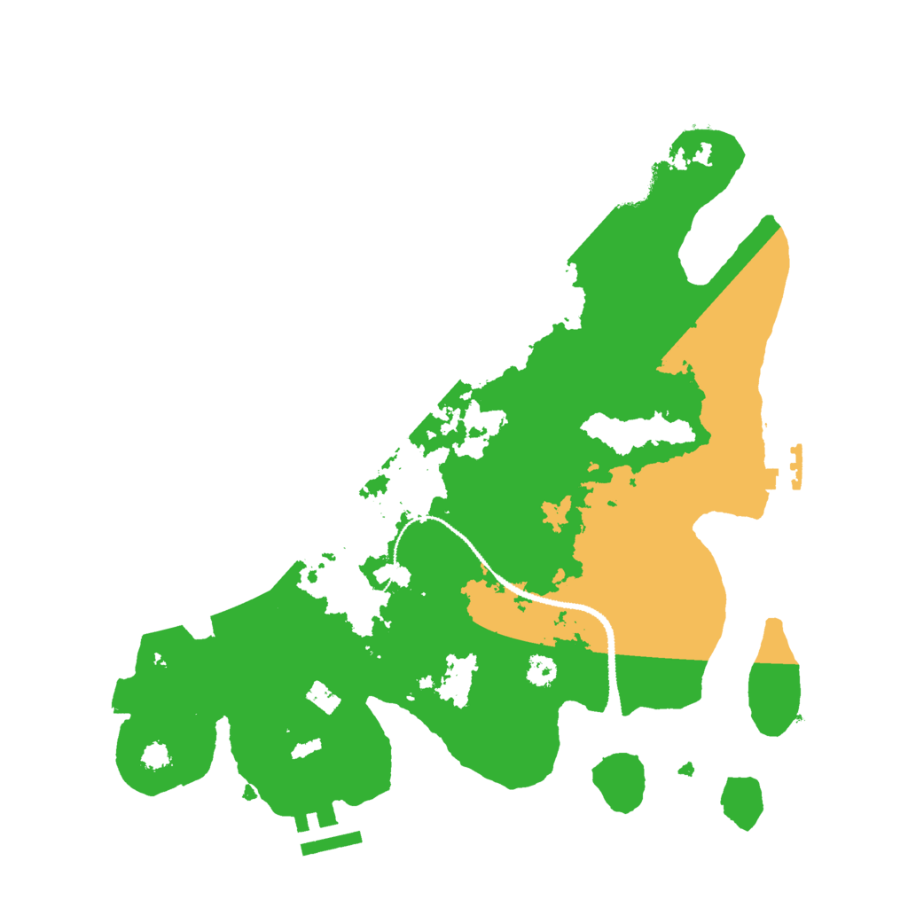 Biome Rust Map: Procedural Map, Size: 3000, Seed: 483700098