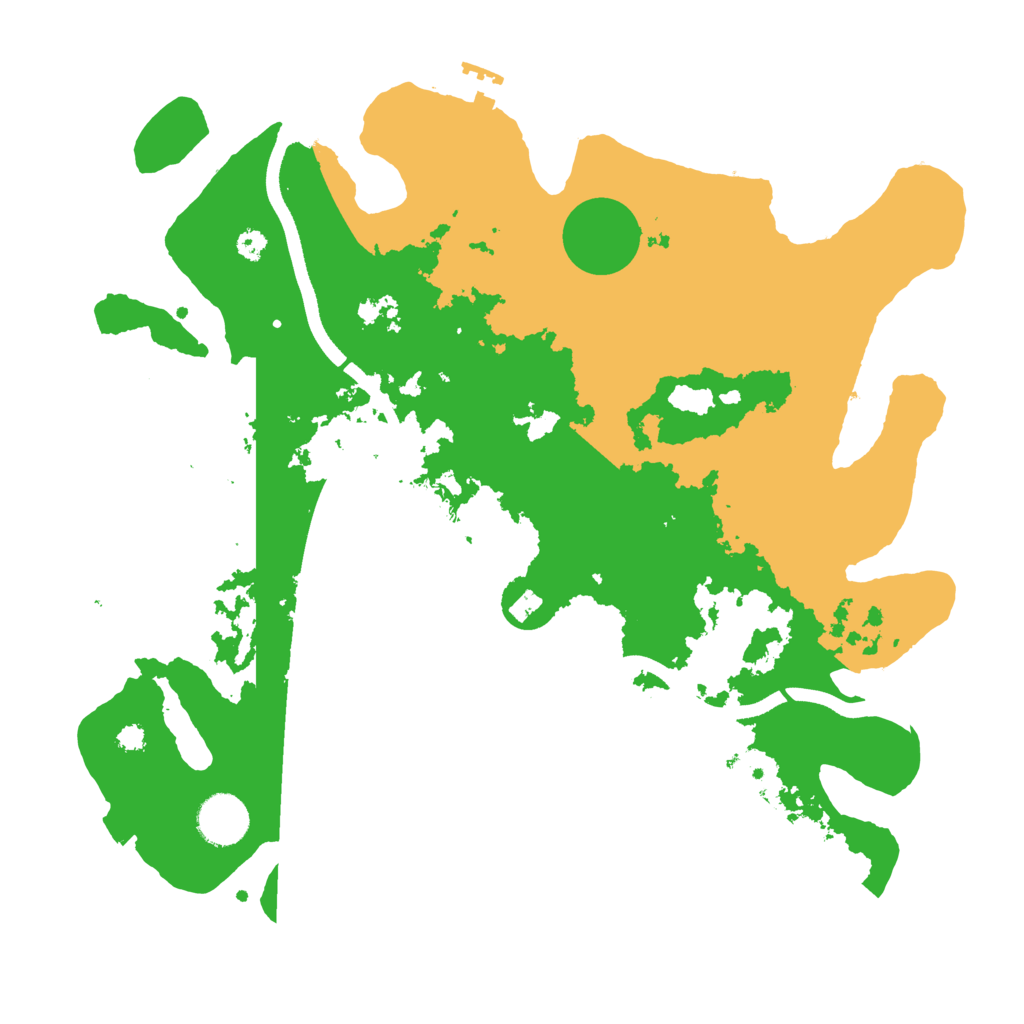 Biome Rust Map: Procedural Map, Size: 3500, Seed: 569604842