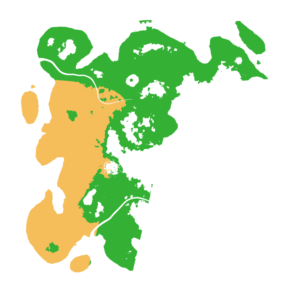 Biome Rust Map: Procedural Map, Size: 3600, Seed: 290373178
