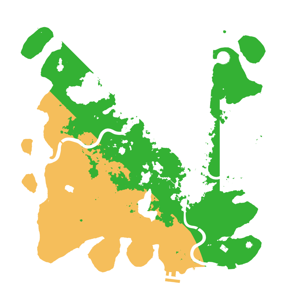 Biome Rust Map: Procedural Map, Size: 4000, Seed: 1635381541