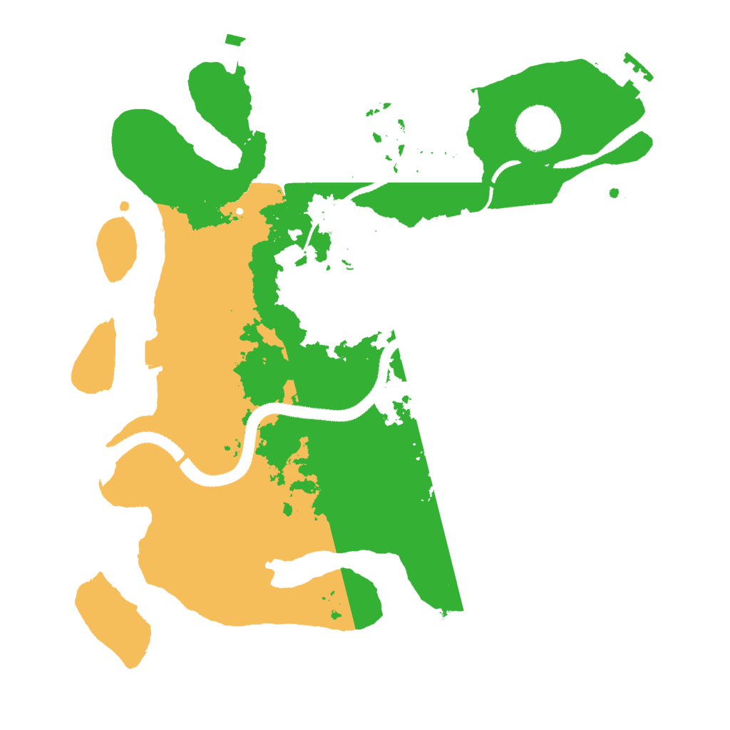 Biome Rust Map: Procedural Map, Size: 3000, Seed: 6909