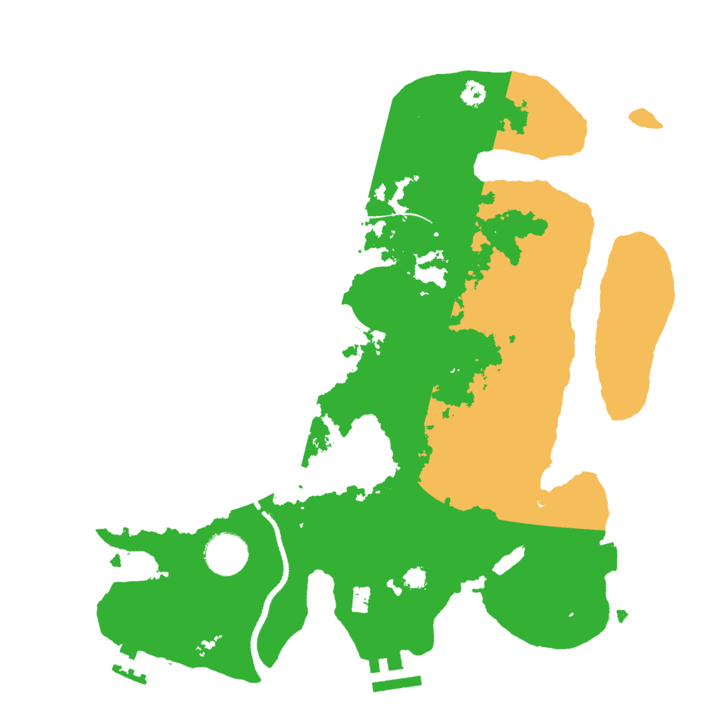 Biome Rust Map: Procedural Map, Size: 3000, Seed: 1100368621