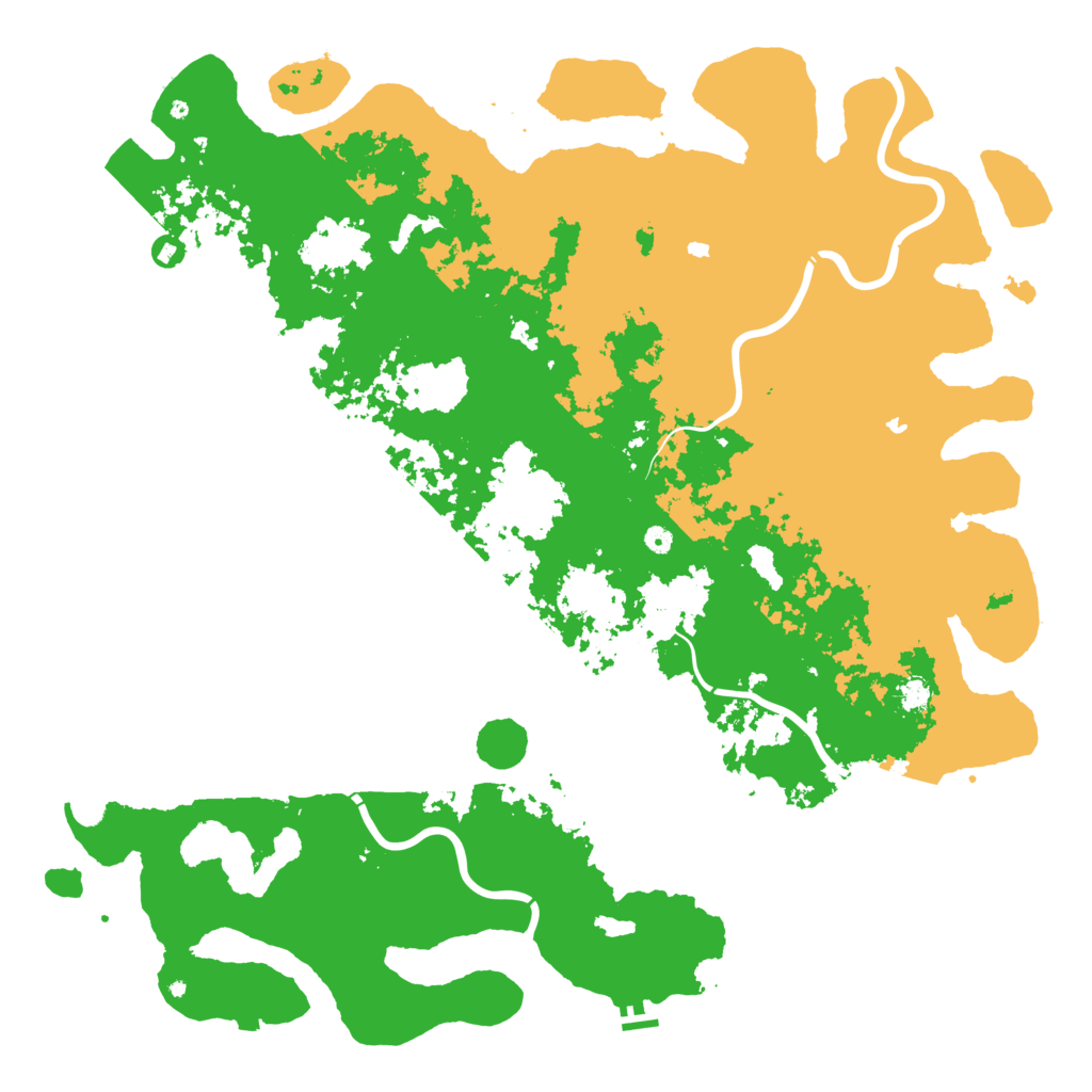 Biome Rust Map: Procedural Map, Size: 6000, Seed: 575671