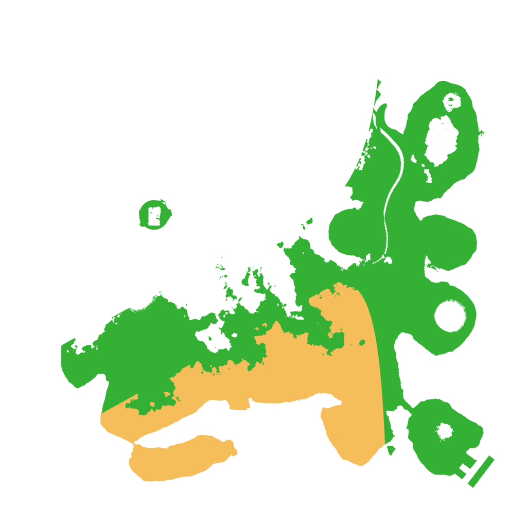 Biome Rust Map: Procedural Map, Size: 3000, Seed: 926393523