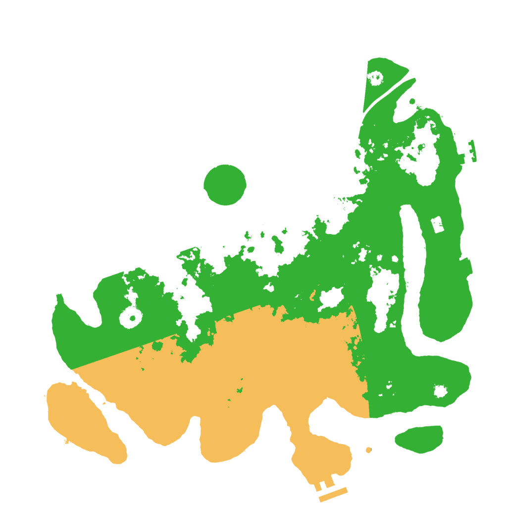 Biome Rust Map: Procedural Map, Size: 3500, Seed: 345174828