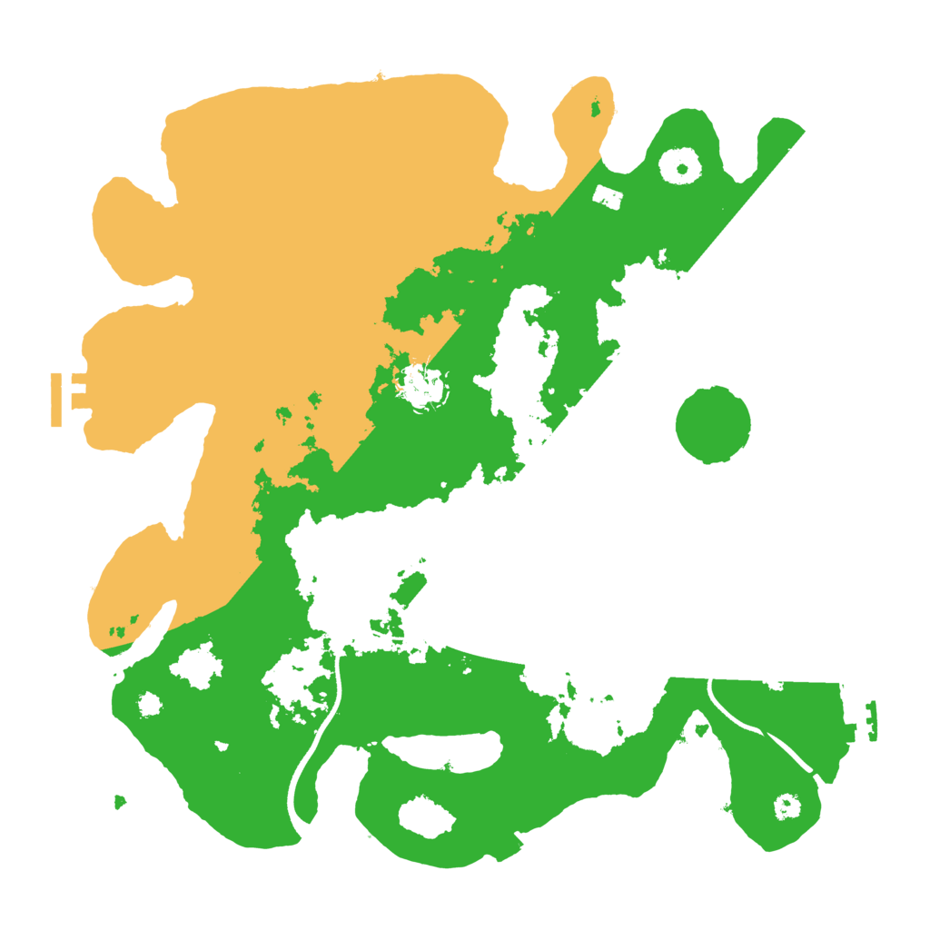Biome Rust Map: Procedural Map, Size: 3500, Seed: 174790590