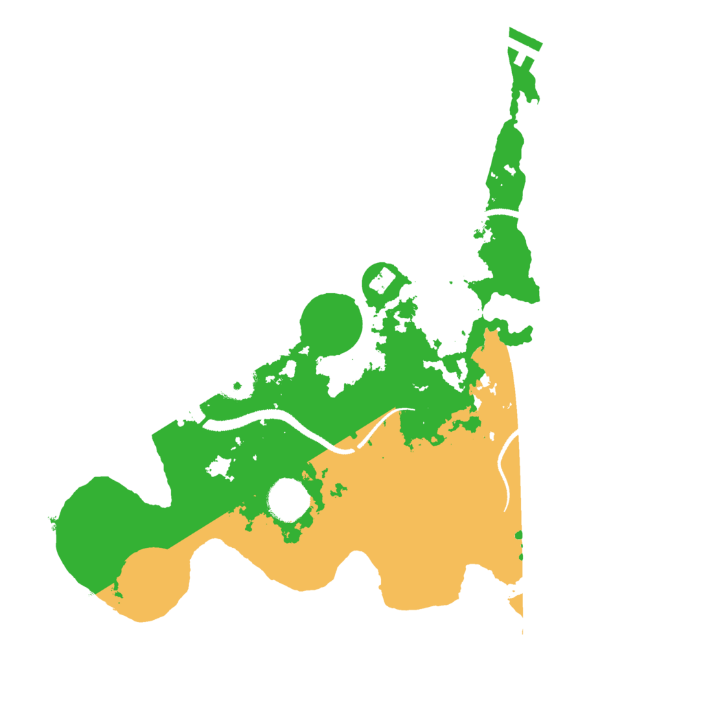 Biome Rust Map: Procedural Map, Size: 3000, Seed: 19132