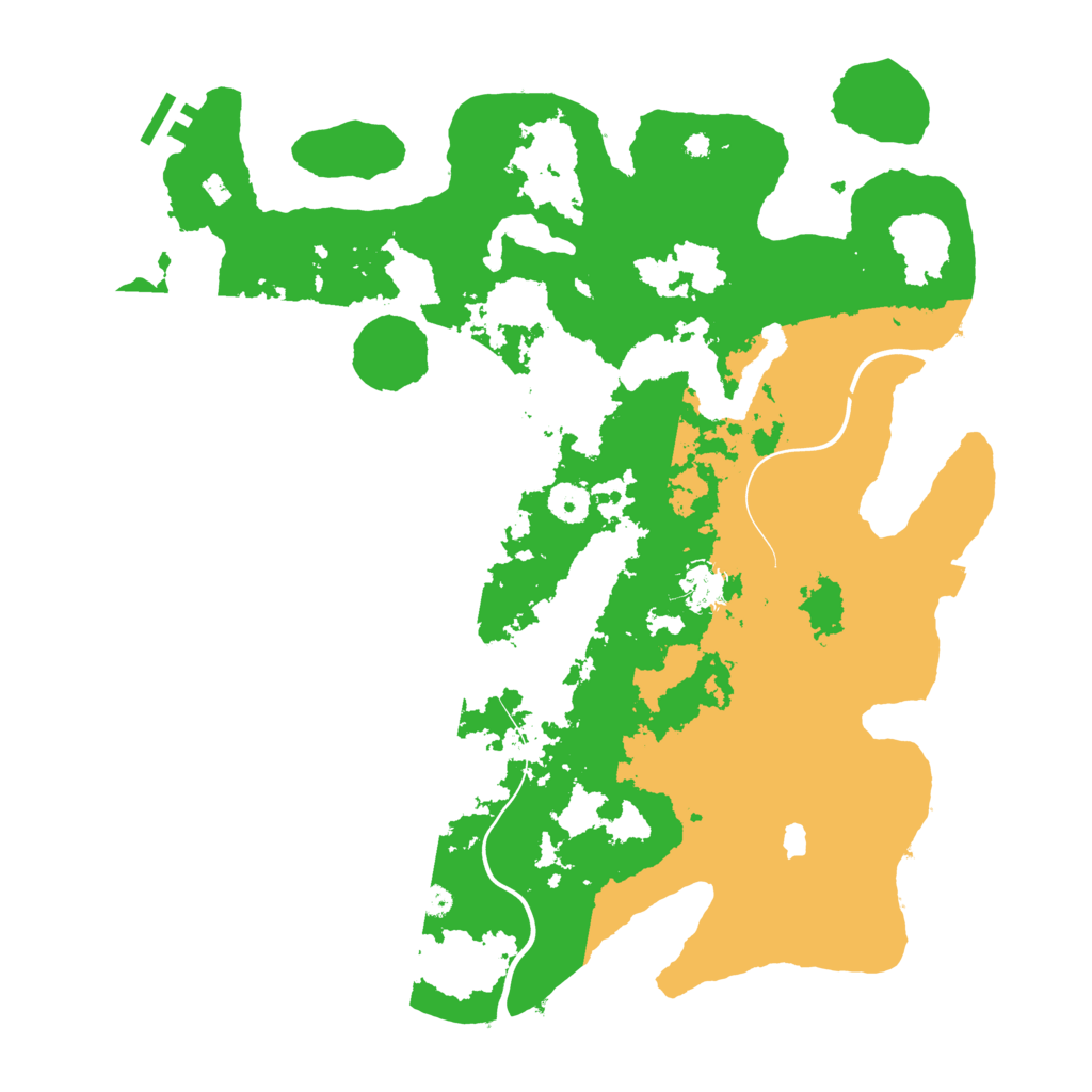 Biome Rust Map: Procedural Map, Size: 4000, Seed: 657513