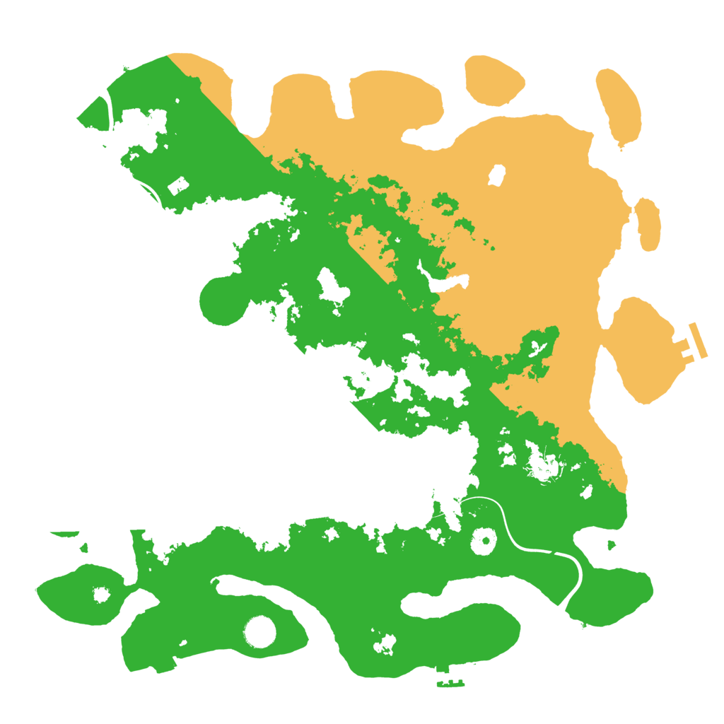 Biome Rust Map: Procedural Map, Size: 4000, Seed: 575671