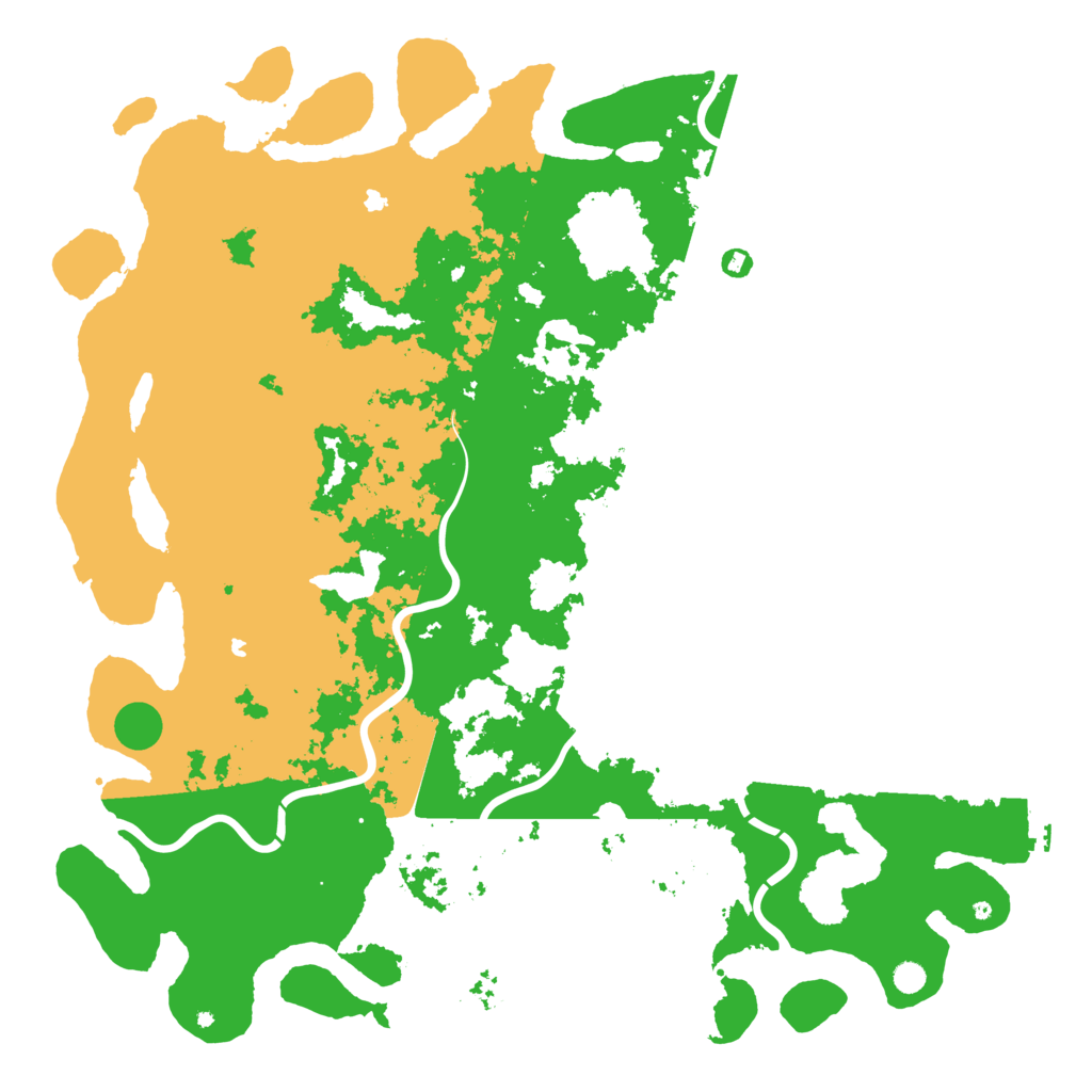 Biome Rust Map: Procedural Map, Size: 6000, Seed: 1008368815