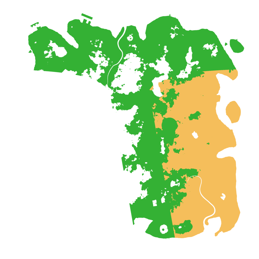 Biome Rust Map: Procedural Map, Size: 4500, Seed: 1379940827