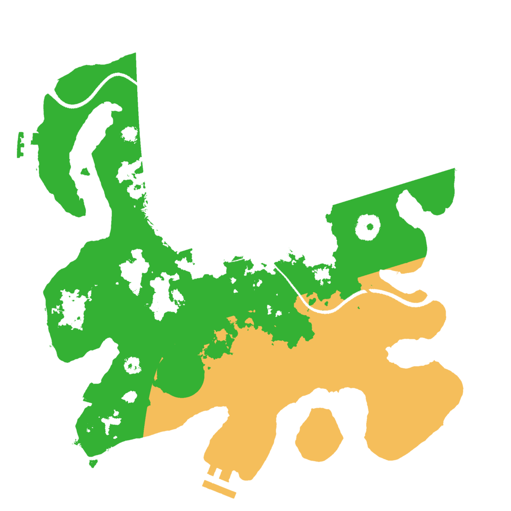 Biome Rust Map: Procedural Map, Size: 3000, Seed: 197661743