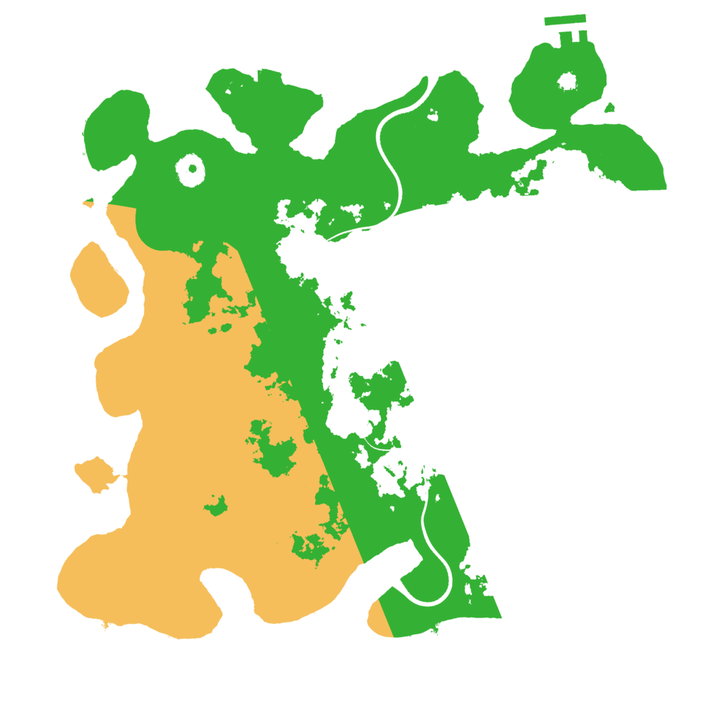 Biome Rust Map: Procedural Map, Size: 3500, Seed: 1264534582