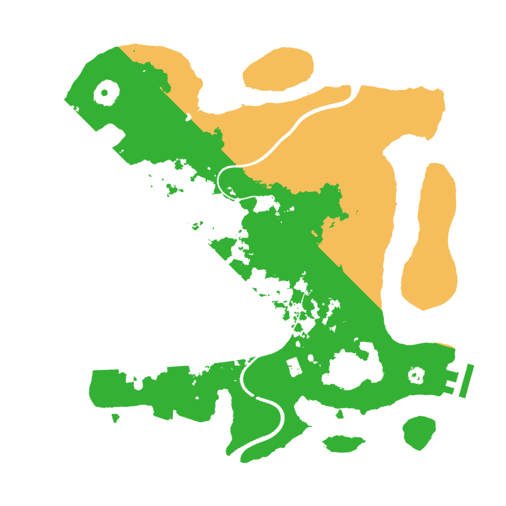Biome Rust Map: Procedural Map, Size: 3000, Seed: 8741962