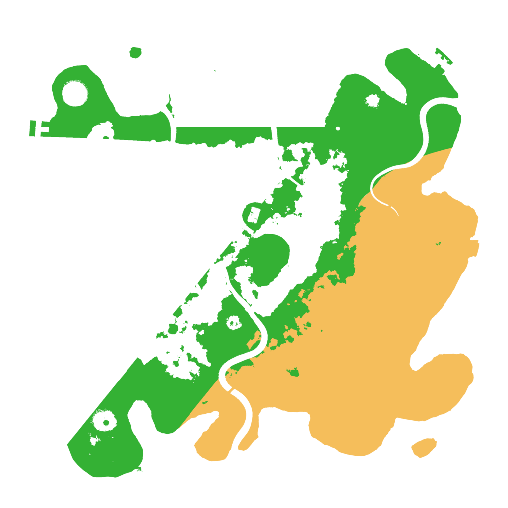 Biome Rust Map: Procedural Map, Size: 3500, Seed: 1419273623