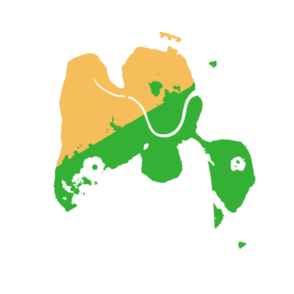 Biome Rust Map: Procedural Map, Size: 2000, Seed: 603096381