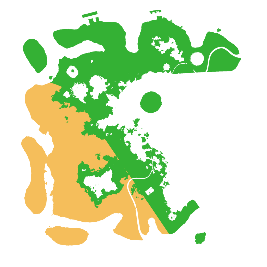 Biome Rust Map: Procedural Map, Size: 3500, Seed: 567469406