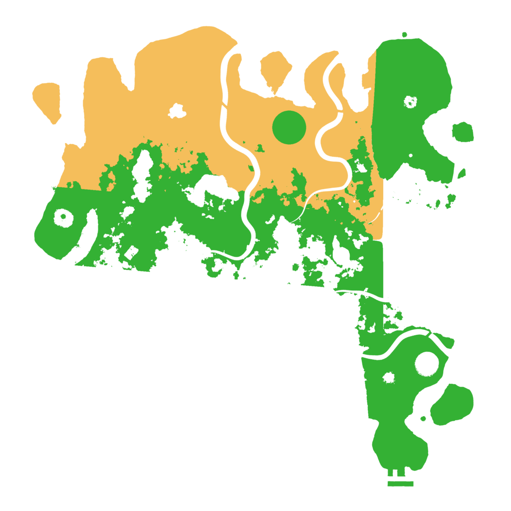 Biome Rust Map: Procedural Map, Size: 4000, Seed: 588715106