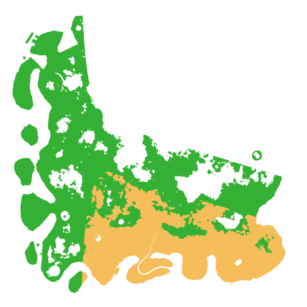 Biome Rust Map: Procedural Map, Size: 5000, Seed: 1792417887