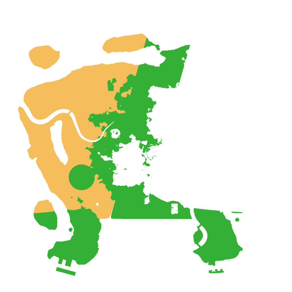 Biome Rust Map: Procedural Map, Size: 3000, Seed: 38946