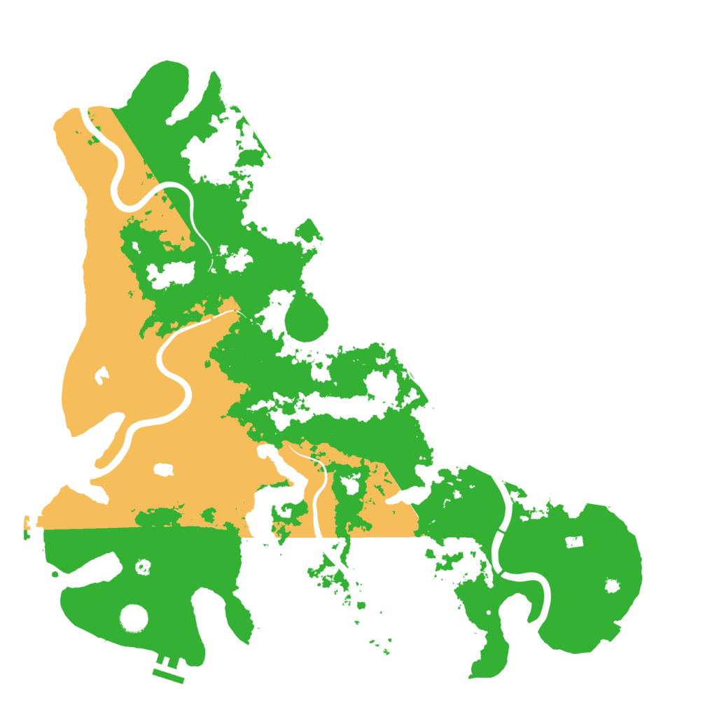 Biome Rust Map: Procedural Map, Size: 4500, Seed: 1949801118