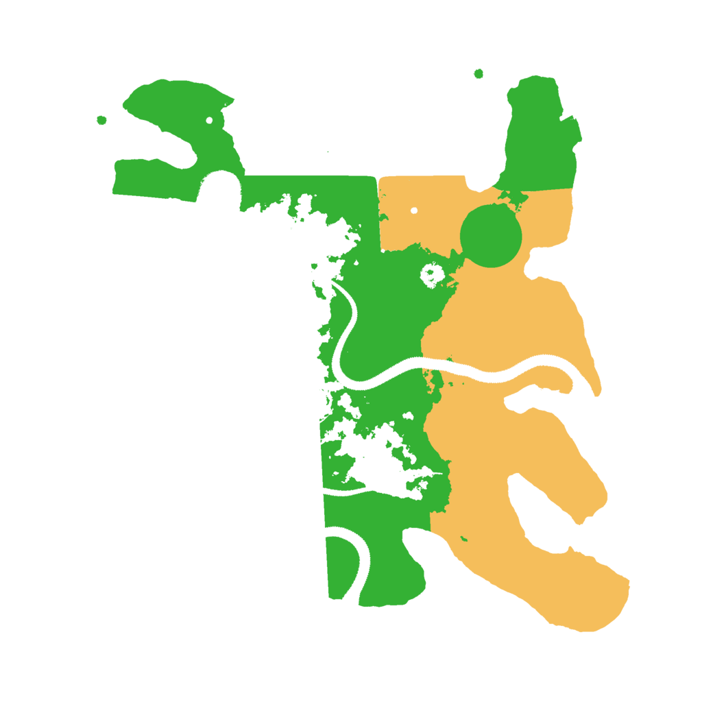 Biome Rust Map: Procedural Map, Size: 3000, Seed: 129273783