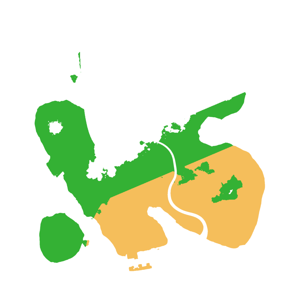 Biome Rust Map: Procedural Map, Size: 2000, Seed: 27455692