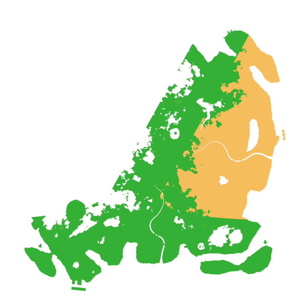 Biome Rust Map: Procedural Map, Size: 4250, Seed: 3447