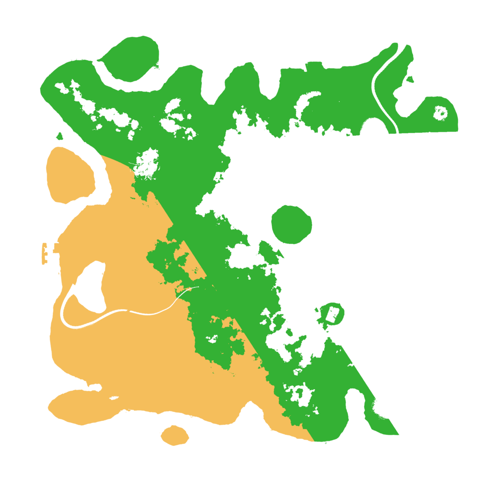 Biome Rust Map: Procedural Map, Size: 3500, Seed: 3918765