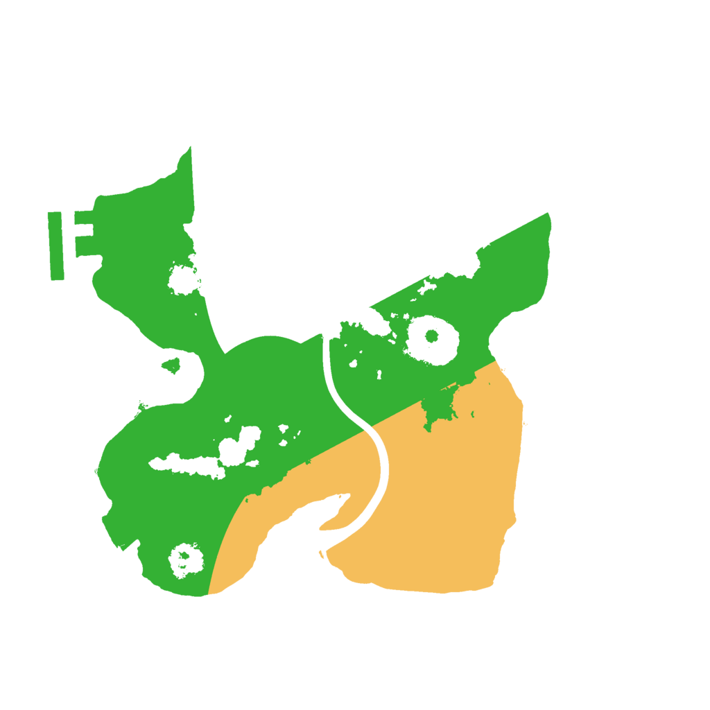 Biome Rust Map: Procedural Map, Size: 2100, Seed: 2079796584