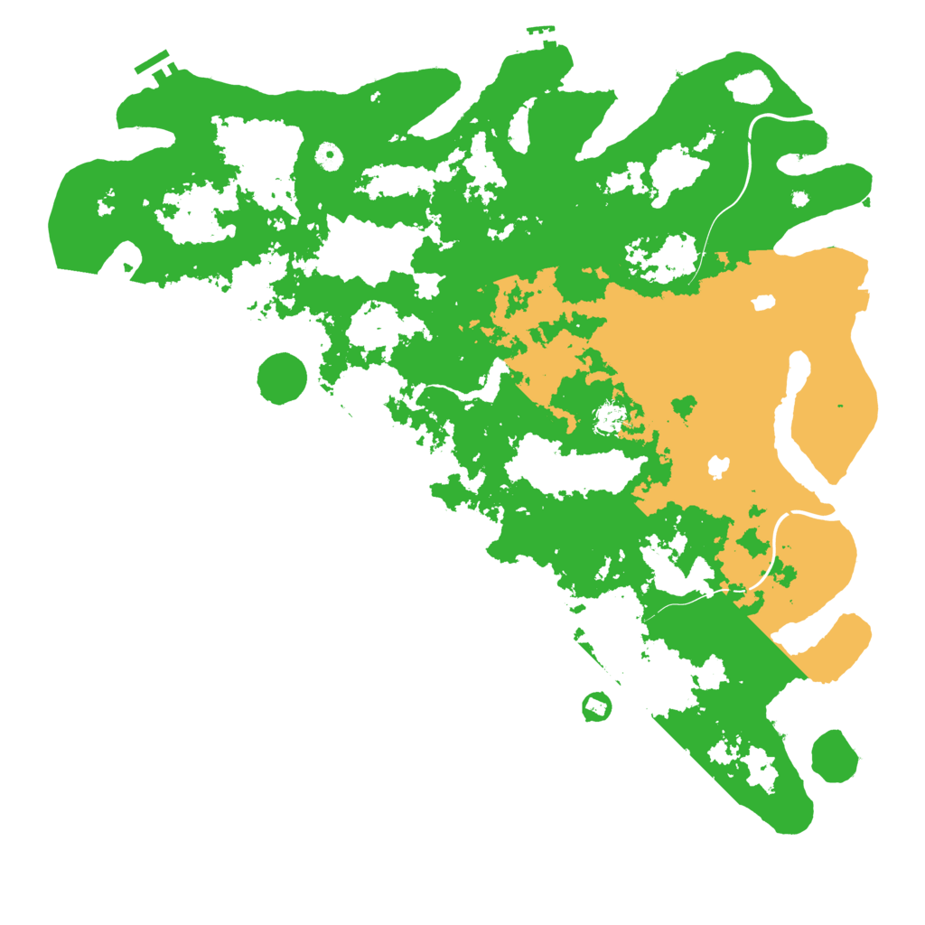 Biome Rust Map: Procedural Map, Size: 5000, Seed: 615485