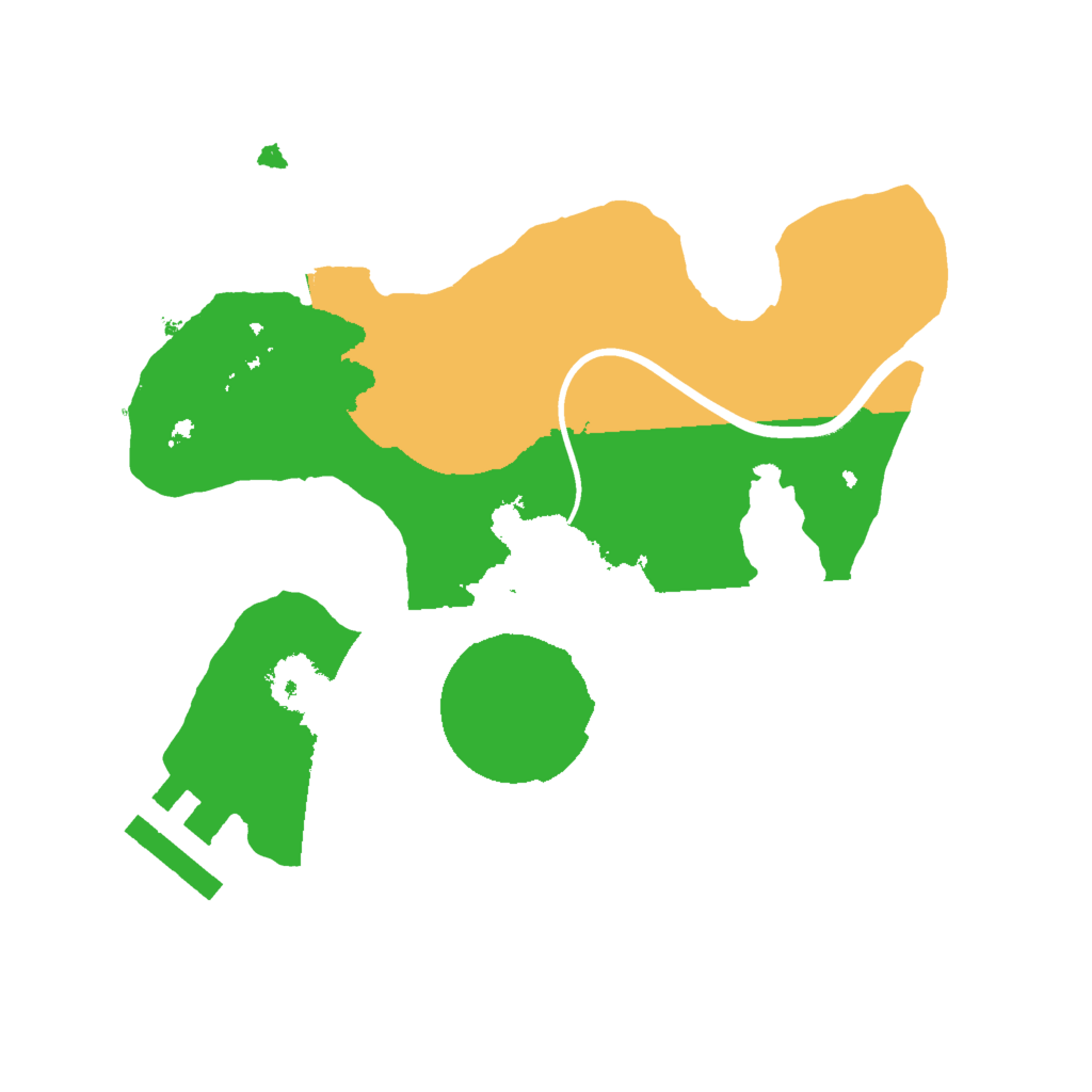 Biome Rust Map: Procedural Map, Size: 2000, Seed: 548261545