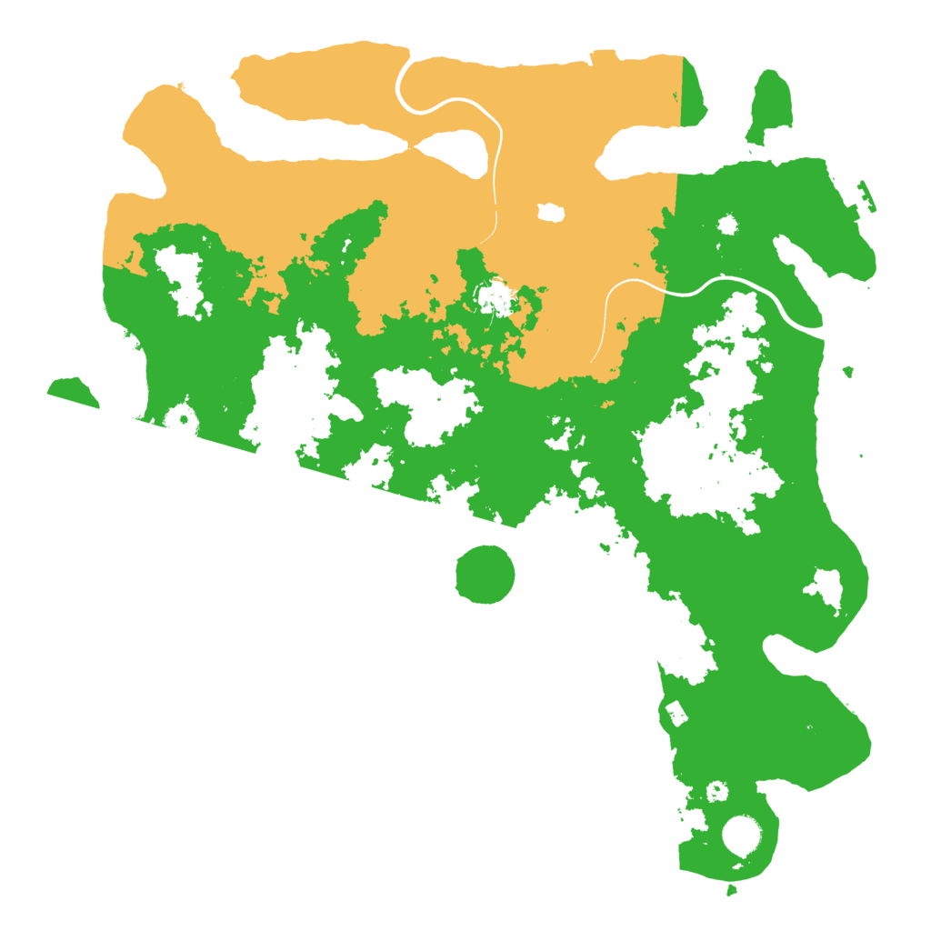 Biome Rust Map: Procedural Map, Size: 4225, Seed: 2147483647