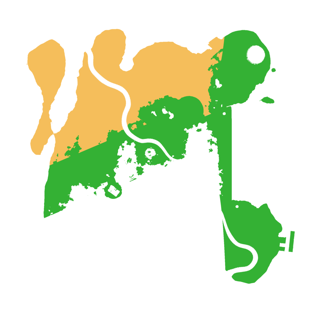 Biome Rust Map: Procedural Map, Size: 3000, Seed: 1693572788