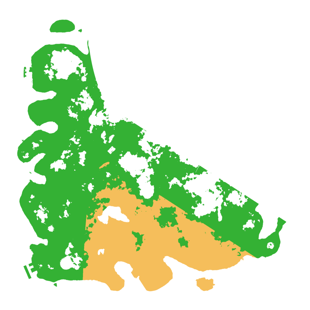 Biome Rust Map: Procedural Map, Size: 4500, Seed: 1255